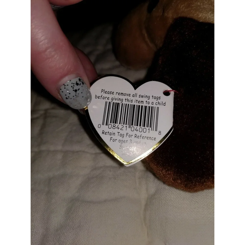 Bones‎ TY Beanie Baby Unique & Rare Mark